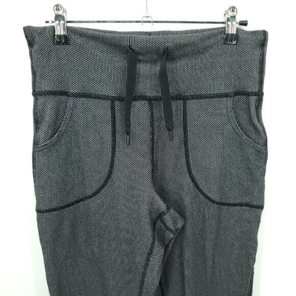 Lululemon Skinny Will Pant (Print) 6 Cross Stitch Black White - Picture 7 of 16
